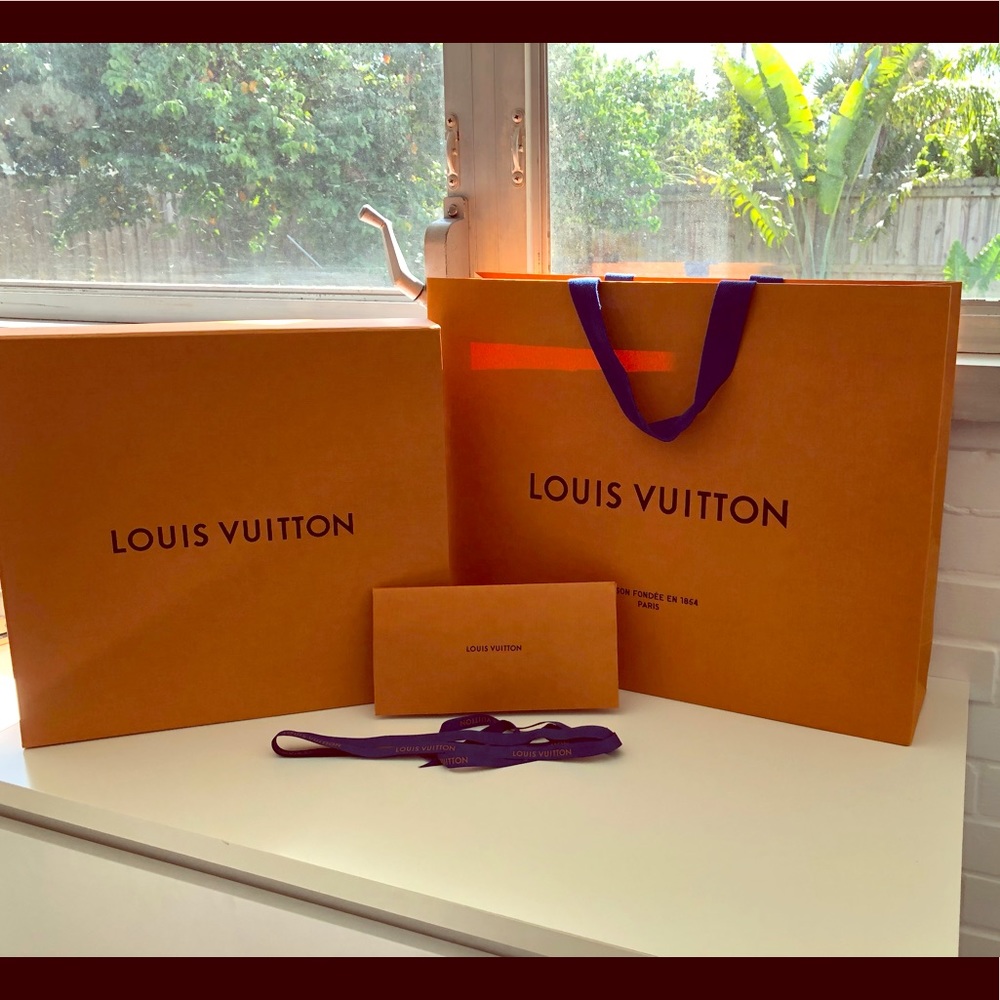 Louis Vuitton shopping bag set